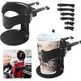 Coztie Auto Getränkehalter, 2 Stück, Schwarz, Universell, Lüftungsmontage, Becherhalter, Dosenhalter, Kühlung/Wärmung, Rutschfest, Praktisch, Kunststoff