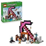 LEGO Minecraft Die Spitzhackenmine - Interaktives Spielzeug für Gamer - Sammlerstück zum Videospiel - Sammelbares Set mit Spitzhacke und Figuren für Jungen & Mädchen ab 8 Jahren - 21277