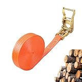 Spanngurte mit Ratsche, 3000 kg, Breaking Limit verstellbare Spanngurte, einziehbar, 5 cm x 6/8 m, einziehbare Gurte für LKWs, Ladung, Farbe verzinkt, strapazierfähig