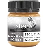 Steens Manuka Honey MGO 830+ - 225 g rein roher 100% zertifizierter UMF 20+ - über Manuka Honig 800 MGO - abgefüllt und versiegelt in Neuseeland