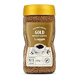 by Amazon Gold Instant Kaffee, Mittlere Röstung, 200g, 1er-Pack - Rainforest Alliance-Zertifizierung