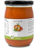 Rotes bio Palmöl 1000ml (1 L) I nativ I aus kontrolliert biologischem Anbau I 100% rein von bioKontor