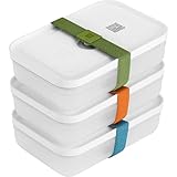 Zwilling 36801-322-0 Vakuum Lunchboxset Größe L flach 6-teilig aus Kunststoff