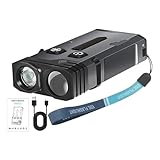 Wiederaufladbare Schlüssel-Taschenlampe, magnetische Taschenlampe für den Außenbereich, Mini-wasserdicht, Outdoor-Ausrüstung für Überlebenstraining, Sicherheit zu Hause, Kinder, Erwachsene, Rucksack