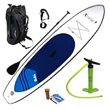 Waterside Neureus SUP Stand Up Paddle Board Allround - Aufblasbares Paddleboard für Seen, Flüsse und Binnengewässer