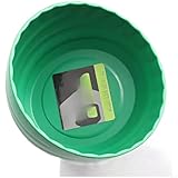 babominimer Magnetische Schüssel mit Magnetfuß für Autoreparatur, Werkzeug-Organizer und Werkstattteilhalter, doppelseitige Adsorption, große Öffnung, Ablageschale, 14,5 x (grün)