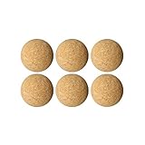 lennonsi Tischfussball Kickerbälle Ball 36 mm sehr leise Naturkork Kork Kicker Bälle Tischfussball, Kicker Ball, Tischfussball-Bälle