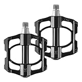 Fahrradpedale, Fahrradpedale | MTB-Pedale, wasserdicht, rutschfest, flach, Fahrradpedale aus Metall, Fahrradpedale aus Aluminiumlegierung für Mountainbikes, Erwachsene, Fahrräder