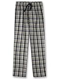Sanetta Jungen-Schlafhose Grün | Hochwertige und Bequeme Schlafhose aus Flanell für Jungen. Lange Schlafhose mit klassischem Karo-Print | Nachtwäsche für Jungen