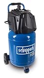 Scheppach Druckluft Kompressor stehend HC35V | 10bar Druck | 30L Kessel | 230V 1500W | Ansaugleistung 180 l/min | ölfrei & wartungsarm | Druckminderer, Fahrvorrichtung & 2 Schnellanschlusskupplungen
