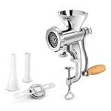 Metaltex 251721010 Jack Fleischwolf Alu Größe 5, Aluguss, silber, 14 x 10 x 26.5 cm