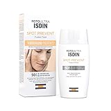 Isdin FotoUltra Spot Prevent LSF 50+, Fusion Fluid Textur, sehr hoher Schutz, Verhindert Pigmentflecken, 50 ml