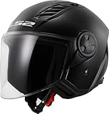 LS2, Jet-Motorradhelm AIRFLOW II gloss black, XXL