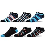 WeciBor Bambus-Sneakersocken Atmungsaktiv gegen Schweißfüße Super Weich Unisex Socken 6 Paar, Größe 43-46