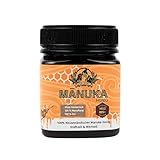 OKO HONI Mānuka Honig 825 MGO + 250g hergestellt & abgefüllt in Neuseeland mit zertifiziertem Methylglyoxal Gehalt, natürlich reiner Manuka Honig, vegetarisch & laborgeprüft