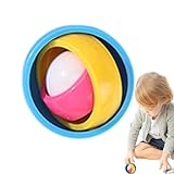 Fidget Gyroskop-Spielzeug, 6 cm, Kreisel mit Finger, manueller Kreisel, Übungstraining, Stressspaß für Büro, Zuhause, Erwachsene, Kinder, Enfo