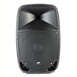 MUSIC STORE GO! 15P, 15 Zoll Passive Lautsprecher, 800W, 122dB, Frequenzbereich 55Hz-18Khz, 8 Ohm, Kunststoffgehäuse, 35mm Flansch, Speaker Twist-Anschlüsse