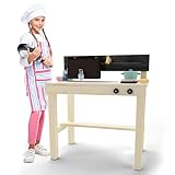 Big Game Hunters Outdoor-Matschküche für Kinder – Holz-Spielset mit funktionierendem Wasserhahn – Matsch- und Wasserspaß für Jungen & Mädchen ab 3 Jahren