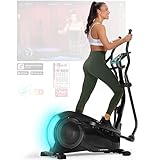 Sportstech CX700 Crosstrainer für Zuhause | Gelenkschonender Ellipsentrainer mit 24 kg Schwungmasse | 24 Widerstandsstufen | Innovative LED Technologie | Bluetooth, App-Steuerung & Pulssensor