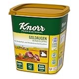 Knorr Goldaugen Rindsuppe (vielseitig anwendbare Rinderbrühe, authentischer Geschmack und idealer Suppenspiegel) 1er Pack (1 x 1 kg)