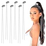 Strass Haarketten 6 Stück Punk Quaste Haarspangen Ketten Kristall Haarspangen Lange Haarspangen mit Strasssteinen Bling Haarschmuck für Frauen Mädchen