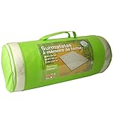 Alpes Blanc Matratzenauflage aus Bambus mit Memory-Schaum – Viskose und Bambusfaser