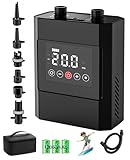 12000mAh SUP Pumpe Elektrisch mit Akku, 20 PSI Hochdruck Elektrische SUP Luftpumpe, 12 V DC Schnellladung, Auto-Off für Aufblasbare Stand Up Paddle Boards, Boote, Kajak, Kitesurf