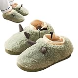 Beheizte Hausschuhe für Damen, beheizte Hausschuhe für Damen | Elektrischer Fußwärmer mit Fußwärmer aus Plüsch, beheizte Fußwärmer, beheizte Schuhe für Damen