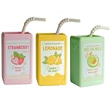 Yominerr JuiceBox-Vase Als Blumentopf-Dekoration, 3D-Bedruckte Trinkvasen Aus Bonbonfarbenem Kunstharz Als Ornament Fürs Büro