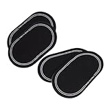 Alipis 4 Stück Schwarzer Bass Drum Doppelpedal Schutzaufkleber Selbstklebende Trommelfell Patch Stabiler Trommelfellschutz für Schlagzeug Langlebige Pedal Dämpfer Aufkleber