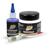 HOOFGOLD Set Hufbalsam Spezial & BlueStuff – Strahlfäule Pferd Mittel, Huffett & Hufpflege gegen Hufspalten, trockene Hufe, Hufrisse – 250 ml Balsam & 50 ml BlueStuff