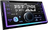 JVC KW-DB95BT 2-DIN CD-Autoradio mit DAB+ & Bluetooth Freisprecheinrichtung (USB, AUX-In, 3 x Pre-Out 2,5V, Amazon Alexa, Soundprozessor, 4x50 W, VAR. Beleuchtung)