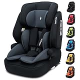 Osann Jazzi Isofix, Kindersitz mit Isofix ab 1 Jahr, Autositz von 76 bis 150 cm, i-Size mitwachsend - Nero