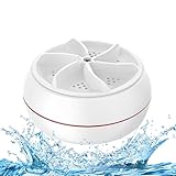 Mini portable USB Waschmaschine Waschbecken Waschmaschine Ultraschall Turbo Waschmaschine für Kleidung und Geschirr. Perfekt für Reisen, Business, Camping, Haus, College, Wohnmobil und Wohnungen