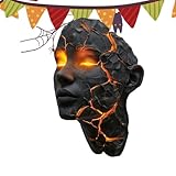 Lexsyn Wandleuchte,Zerbrochene Seele 3D Wandlampe - Einfache Montage Skulptur Deko LED Beleuchtung Für Wohnzimmer Schlafzimmer Esszimmer Kaffeehaus