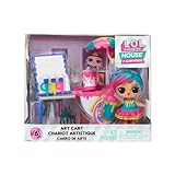 LOL Surprise OMG House of Surprises Serie - Spielset mit Modepuppe und 8 Überraschungen - Kunst Studio mit Splatters - Interaktive Möbel, Mode und Accessoires - Geschenk für Kinder ab 4 Jahren