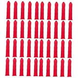 Tofficu 45Stücke Dichtungsrohrabdeckungen Rote Dichtungsschutzkappen Für Caulking Tubes Abdichten Von Dichtungsrohren Schutzkappen Für Leckagen Für Bau Und Reparatur