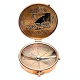 Marine Titanic lid compass Nautical Collectibles Antique Navigational Instrument
