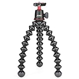 JOBY JB01507-BWW GorillaPod 3K Kit flexibles und leichtes Stativ (mit Kugelkopf für DSLR-, CSC- und spiegellose Kameras, Traglast bis zu 3 kg), Schwarz