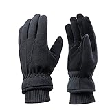 Acdyion Winter Herren und Damen Skihandschuhe Warm Futter aus Thinsulate Winterhandschuhe Outdoor Handschuhe für Skifahren Wandern Radfahren Snowboard