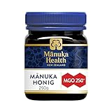 Manuka Health - Manuka Honig MGO 250+ (250 g) - 100% Pur aus Neuseeland mit zertifiziertem Methylglyoxal Gehalt (1er Pack)