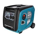 LPG/Benzin-Inverter-Generator KS 4000iEG S von Könner & Söhnen. Schallgedämmtes Gehäuse Gas stromerzeuger 4000 W, 2x16 A (230 V), 2 USB-Anschlüsse, ECONOMY-Modus,stromgenerator benzin leise, EURO V