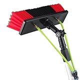 Solarmodul-Reinigungsbürste und Stange, 5–12 m Wasserzufuhr-Stangen-Set, 30/50 cm Wasserbürste, Fensterreinigungsset, Wasserzufuhr-Stange, Fensterreinigung