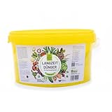 GemüseProfi Langzeitdünger 2,5 kg – NPK 12-5-20 + Ca + Mg, bis 3 Monate Wirkung, Gemüsedünger für Gemüsebeete, Gewächshaus & Balkon