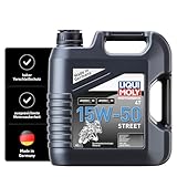 LIQUI MOLY Motorbike 4T 15W-50 Street | 4 L | Motorrad Synthesetechnologie Motoröl | Art.-Nr.: 1689