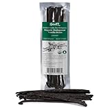 SPICEEL Bio Madagaskar Vanilleschoten Vanilleschoten zur Herstellung von Vanilleextrakt, ganze Vanilleschoten zum Backen, 10 Stück