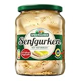 Spreewaldhof Senfgurken im Glas – 6x 670ml – Erntefrisch eingemacht nach Traditionsrezept – Knackig, würzig & regional – Delikatess-Gurke aus dem Spreewald