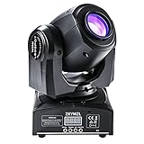 ZKYMZL Moving Head Lights Stage Lights 8 GOBO Rainbow DJ Lights Disco Lights 15 Colors 9/11 Channels LED Strobe Lights DMX512 Control for Disco KTV Club Party