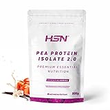 Isoliertes Erbsenprotein aus HSN | Vanille-Karamellgeschmack, 500 g = 17 Dosen pro Packung, 100 % vegan, Pea-Protein-Isolate, kein GMO, glutenfrei, ohne Soja oder Zucker