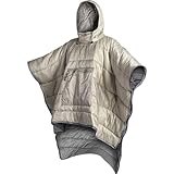 Winter Poncho Mantel Tragbare Kapuzedecke Im Freien Camping Wärme Kleine Quilt Wasserresistentes Schlafsack Umhang Hut Für Männer Frauen